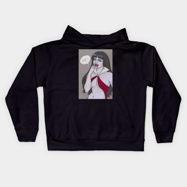 Vampirella Kids Hoodie by Designs by Twilight